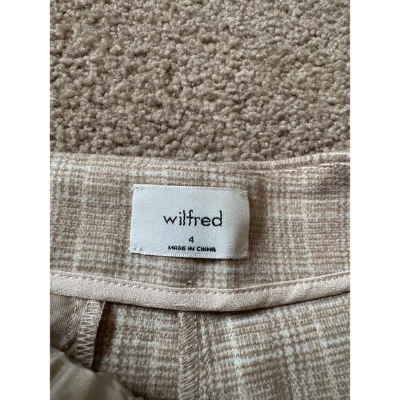 Wilfred Plaid Wool Cashmere Pants Light Academia Trousers Classic Retro Preppy - Picture 2 of 8